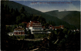 Ruhla, Blick Auf Hotel Bellevue Und Hotel Landgraf - Otros & Sin Clasificación