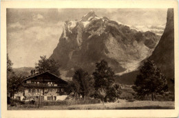 Grindelwald, Chalet Mit Wetterhorn - Grindelwald