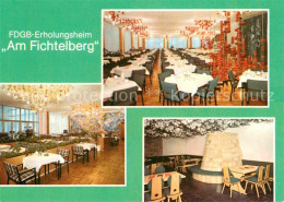 72840350 Oberwiesenthal Erzgebirge FDGB Erholungsheim Am Fichtelberg Speisesaal  - Oberwiesenthal