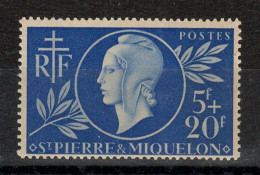 SPM - YV 314 N** MNH Luxe , Entraide Française , Cote 4 Euros - Ungebraucht