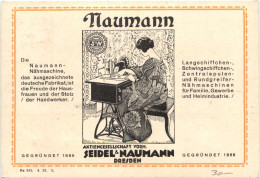 Meissen - Naumann Nähmaschinen Dresden - Litho - Meissen