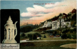 Gruss Aus Eisenach, Wartburg Mit Reuters Villa - Eisenach