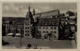 Rudolstadt, Marktplatz Mit Schloss Heidecksburg - Rudolstadt