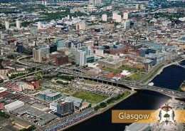 1 AK Schottland / Scotland * Blick Auf Glasgow - Luftbildaufnahme * - Lanarkshire / Glasgow