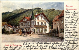 Gruss Aus Oberammergau, Haus Des Anton Lang - Oberammergau