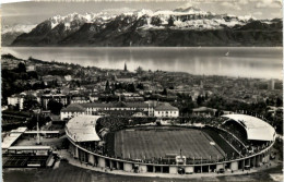 Lausanne, Le Stade Olympique Et Les Alpes De La Savoie - Lausanne