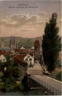 Gelnhausen, Blick Auf Ziegelturm Und Marienkirche - Gelnhausen