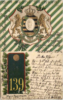 Sachsen - Mein Regiment 139 - Prägekarte - Regimenten