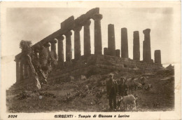 Girgenti - Tempio Di Giunone E Lucina - Sonstige & Ohne Zuordnung