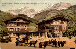 Klausenstrasse - Hotel Posthaus Urigen Mit Postkutsche - Autres & Non Classés