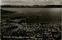 Konstanz A. Bodensee U. Rhein Mit Österr. Alpen - Konstanz