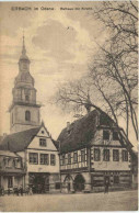 Erbach Im Odenwald - Rathaus Mit Kirche - Otros & Sin Clasificación