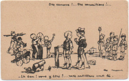Illustrateur : Poulbot F. : N° 63 : Des Canons !... Des Munitions ! ...  - Humoristique - Poulbot, F.