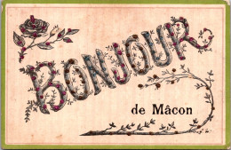 S16440 Cpa 71 Un Bonjour De Mâcon - Macon