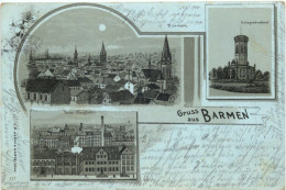 Gruss Aus Barmen - Litho - Wuppertal