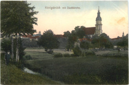 Königsbrück Mit Stadtkirche - Koenigsbrueck