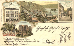 Gruss Aus Bacharach - Litho - Bacharach