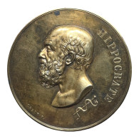 CAQUÉ Armand Auguste (1795-1881) Medaille En Argent Massif XIXeme - Professionnels / De Société