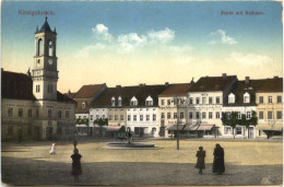 Königsbrück - Markt Mit Rathaus - Königsbrück