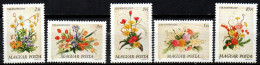 Ungarn 1989 - Mi.Nr. 4019 - 4023 A - Postfrisch MNH - Blumen Flowers - Sonstige & Ohne Zuordnung