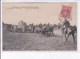 AGEN: Manoeuvres D'automne 1904, 18e Régiment D'artillerie "amenez Les Avant-trains!" - Très Bon état - Agen