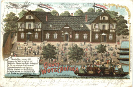 Gruss Aus Der Wotschofska Im Spreewald - Litho - Autres & Non Classés