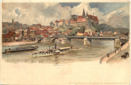 Gruss Aus Meissen - Litho - Meissen