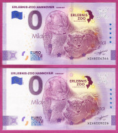 0-Euro XEHR 2020-1 ERLEBNIS-ZOO HANNOVER - YUKON BAY Set NORMAL+ANNIVERSARY - Privatentwürfe