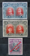 RHODESIA, Double Head KGV Error SG 179, Five Pounds (£5), Deutsch-Rhodesien Ovpt On SG 322  - Fantacy Cinderella Stamps - Erinnophilie