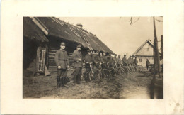 WW1 Soldaten Mit Fahrrad - Oorlog 1914-18