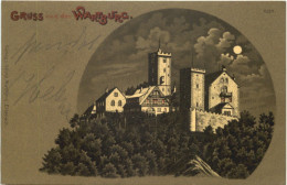 Eisenach - Gruss Von Der Wartburg - Litho - Eisenach