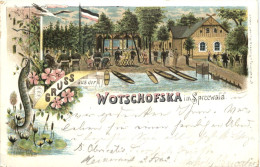 Gruss Aus Der Wotschofska Im Spreewald - Litho - Luebbenau