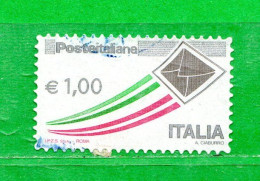 Italia - °Usato - 2015 - Posta Italiana - Busta Che Spicca Il Volo, Euro 1,00. Unif. 3674. Usato - 2011-20: Used