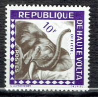 Timbre De Service : Tête D'éléphant - Haute-Volta (1958-1984)