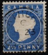 GAMBIE 1886-7 O - Gambia (...-1964)