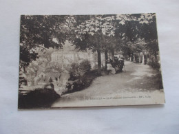 BAREGES ( 65 Hautes Pyrenees )  LA PROMENADE HORIZONTALE  BELLE VUE ANIMEES ET VILLAGE EN COTRE BAS 1924 - Sonstige & Ohne Zuordnung