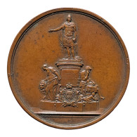 CAQUÉ Armand Auguste (1795-1881) Medaille En Argent Massif XIXeme - Adel