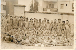 Souvenir Photo Postcard Soldier Company Group Photo - Photographs