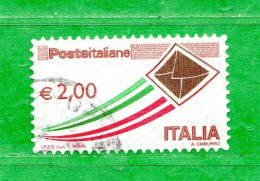 Italia ° -  2009 -  Posta Italiana, €  2,00.  Unif. 3157. - 2001-10: Afgestempeld