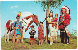 INDIENS - Chief Iron Horse & Troupe - Indiens D'Amérique Du Nord