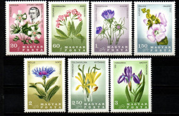Ungarn 1967 - Mi.Nr. 2307 - 2313 A - Postfrisch MNH - Blumen Flowers - Andere & Zonder Classificatie