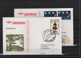 Schweiz Luftpost FFC Iberia 2.11.1968 Genf - Las Palmas Vv - Primi Voli