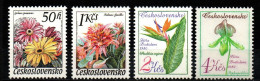 Tschechoslowakei 1980 - Mi.Nr. 2574 - 2577 - Postfrisch MNH - Blumen Flowers - Autres & Non Classés