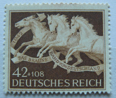 Allemagne - III Reich - Mi. 815 - Yv. 739 Neufs ** (MNH) - Cheval - Unused Stamps