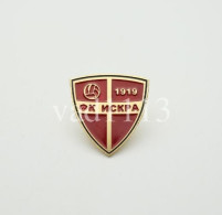 Badge Pin: European Football Clubs Montenegro -   " FK Iskra Danilovgrad " - Calcio