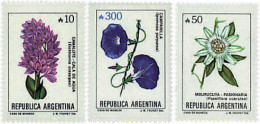 730717 MNH ARGENTINA 1989 SERIE CORRIENTE. FLORES - Ongebruikt