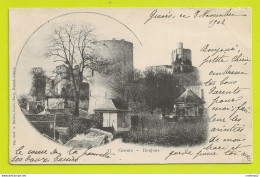 27 GISORS En 1902 N°17 Donjons VOIR DOS Non Séparé - Gisors