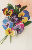 FLOWERS Vintage Ansichtskarte Postkarte CPSMPF #PKG041.DE - Flowers