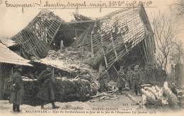 Balswiller * Effet Du Bombardement Le Jour De La Fête De L'empereur , 27 Janvier 1915 * Ww1 Guerre 1914 1918 - Other & Unclassified