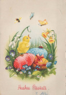 OSTERN HUHN EI Vintage Ansichtskarte Postkarte CPSM #PBP171.DE - Pâques